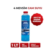 1 Litre -22 C 4 Mevsim Donmaz Antifrizli Cam Suyu