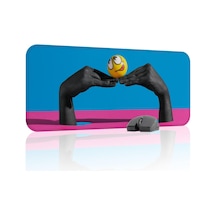 Maksimalizm Oyuncu Gaming Mouse Pad Kauçuk Kaymaz Taban Mousepad V3, 70x30 Xl