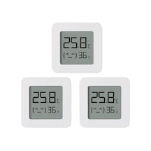 Xiaomi 3'lü Kablosuz Akıllı Termometre - Beyaz