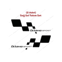 Octavia Sticker Skoda Octavia Kapı Altı Sticker Oto Sticker