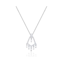 Diamond Line-Gülaylar - Beyaz Altın 14 Ayar Baget Taşlı Kolye N11.24908