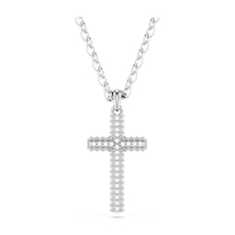 5675577 Swarovski Kolye İnsigne:pend Cross Full Pave Whi/rhs Altın