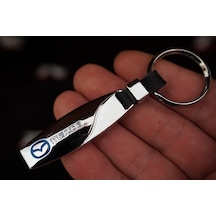 Mazda Logo Su Damlası Model Stil Deri Metal Anahtarlık