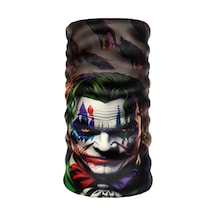 Bebo Store Extreme Spor Motor Ve Bisiklet Kullananlara Özel Desenli Buff Boyunluk Bandana Balaklava - Joker-1