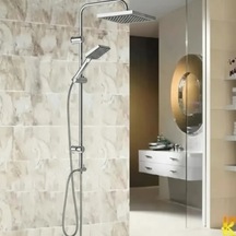 Irmak Premium Robot Yağmurlama Tepe Duş Sistemi Modern Banyo Batarya Seti Lisinya Çok Renkli