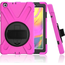 Newface Samsung Galaxy Uyumlu T290 Tab A 8 Kılıf Amazing Tablet Kapak Semeglbl - 75 - Pembe