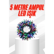 Renk Pilli Led Işık Çok Fonksiyonlu Enerji Tasarruflu 5 Metre Diğer