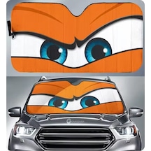 Goldenqian Moda Araba Ön Pencere Siperliği 70x130 Cm Güneşlik Güneş Koruyucu Perde Güneş Şemsiyeleri Reflektör Anti Uv Koruyucu Nazar 10