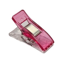 Fdm Mini Plastik Maşa 27mm Kumaş Mandalı Dikiş Nakış Kağıt Sıkıştırma Maşası 10 Adet