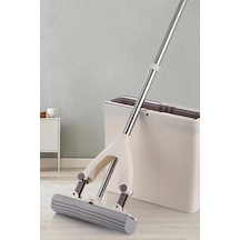 Babyblog Kelebek Sıkma Mekanizmalı Mikrofiber Mop Sünger Sıkmalı Mop