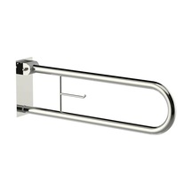 Maxiflow Mafsallı Wc Kağıtlıklı Tutunma Barı S.s 304 73x24x11 Cm 32 Ø