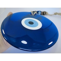 Büyük Cam Nazar Boncuğu 17 Cm El Yapımı Duvar Dekoru