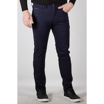 Erkek Chino Pantolon Gabardin Slim Fit Dar Kesim Lacivert 2160 Lacivert