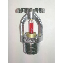 UL HIZ DİK UP TİP YANGIN SPRİNK KROM  68 C KIRMIZ 1/2 SR