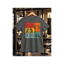 Segungear Box Erkek Regular Fit Baskılı Spor Tişört Gri - 932142805 Gri