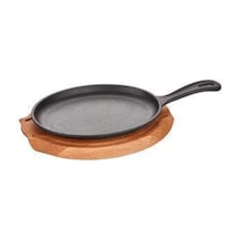D.Demir Oval Saplı Fajita 24x17Cm +Nihale