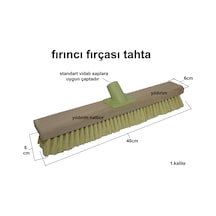 Fırın Fırçası 40 Cm Ocak Fırçası Fırıncı Fırçası İzalasyon Fırças