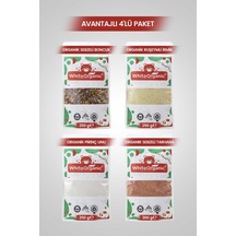 Ruşeymli İrmik+Sebzeli Makarna+Organik Pirinç Unu+Organik Tarhana Ek Gıda Hazırlık Seti +7 Ay