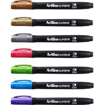 Artline Supreme Metalik Markör Kalem Renkli 7'li