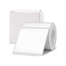 Nıımbot T50 Etiket 50mm X 50mm Tek Kolonda 1li 150 Adet Beyaz Kare B1 B21s B3s B21 Pro 1923 Diğer