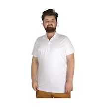 Mode Xl T-Shirt Polo Likralı Fermuarlı Yaka 21029 001