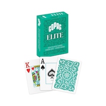 Copag %100 Plastik Oyun Kartları, Poker Boyu Endeks Tek Deste, Yeşil