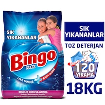 Bingo Matik Sık Yıkananlar Toz Çamaşır Deterjanı 60 Yıkama 2 x 9 KG