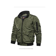 Erkek Ordu Yeşili Pamuklu Ceket Mavi