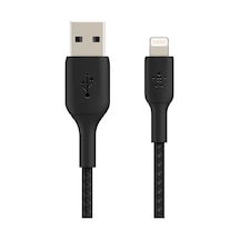 Belkin Örgülü Lightning Kablosu Hızlı Şarj Lightning - Usb Kablo