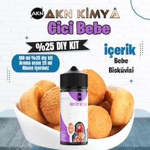 Cici Bebe Yoğun Dıy Kit Bebe Bisküvisi Gıda Aroması %25 Oranda Aroma İçerir Hazır Değildir 100 Ml
