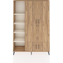 Arges Dolap 6 Raflı 4 Kapaklı Tek Askılı 132x30x195 Çam-çam/a... Çam Arges Dolap 6 Raflı 4 Kapaklı Tek Askılı 132x30x195 Çam-çam/a... Çam