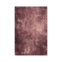 Kartela Halı Grunge Halı Kaymaz Taban Makinede Yıkanabilir Halı Gül Kurusu - 60 X 90 Cm