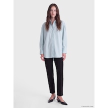 Lcw Modest Siyah Yüksek Bel Dar Fit Kadın Pantolon