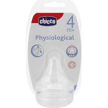 Chicco Wellbeing Fizyolojik Biberon Emziği 4 Ay+ Hızlı Akış Silik