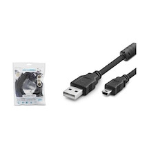 Hadron Hdx7520 Kablo Usb To Mini Usb 5M Siyah