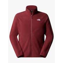 The North Face Glacier Fleece Full Zip Hiking Fleece Erkek Polar Bordo