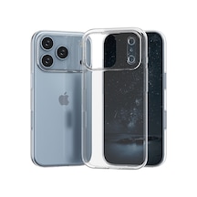 Newface - 89 - Apple iPhone Uyumlu 17 Pro Max Lüx Şeffaf Silikon - Novapazr - - Şeffaf