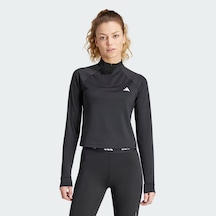 Adidas Tr-es 1/4zip Kadın Fermuarlı Sweatshirt Is4028 Siyah