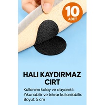 10 Adet Halı Kilim Sabitleyici Koltuk Örtüsü Sabitleyici Kaydırmaz Yapışkanlı Cırt Bant