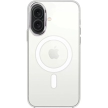 Newface Apple İphone 16 Plus Kılıf Pc Real Magsafe Kapak - Şeffaf