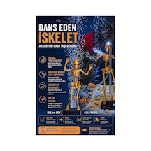 3d Baskı Gold Dans Eden İskelet Akvaryum Hava Taşı 18,5 Cm