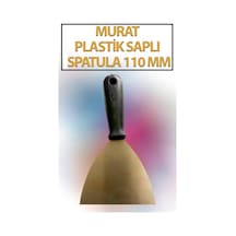 Plastik Saplı Spatula No 110 Ekonomik, Paslanmaz Spatula Ağız Genişliği 110 Mm