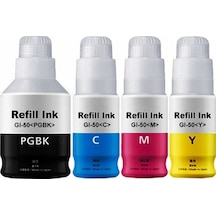 Photo Print Canon Pixma G3411 (Yeni Seri) 4 Renk Mürekkep Seti -