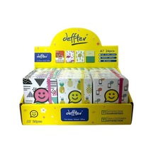 Deffter A7 Sert Kapak Not Defteri 24'lü Paket Çeşitli Renk Ve Desen