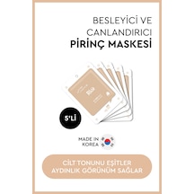 On Rice Extract Mask - Pirinç Özlü Yüz Maskesi 5'li