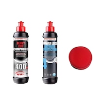 Menzerna 400 Heavy Cut Compound + Power Lock Ultimate Protection 250 Ml 2'li Set Kalın Pasta Ve Boya Koruma Profesyonel Oto Detay Seti
