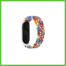 Bezos Mi Band 7 Uyumlu Star Kordon - Gökkuşağı 1 Dmc
