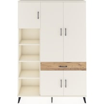Arges Dolap 8 Raflı Tek Çekmeceli 5 Kapaklı 132x30x195 Aytaşı-aytaşı/çam Aytası/atlas Çam Arges Dolap 8 Raflı Tek Çekmeceli 5 Kapaklı 132x30x195 Aytaşı-aytaşı/çam Aytası/atlas Çam