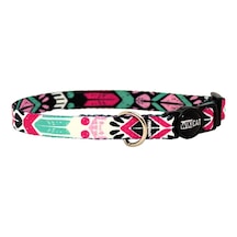 Wikipet Aztec Light Kedi Boyun Tasması, Boğulma Önleyici Kilitli, Zil Hediyeli Pembe, Fuşya, Mint