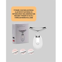 Tek Cilt Yenileyici Şarjlı Güzellik Aleti Pozitif/negatif İyon, Titreşimli Masaj Ve Kırmızı-mavi-yeşil Iş